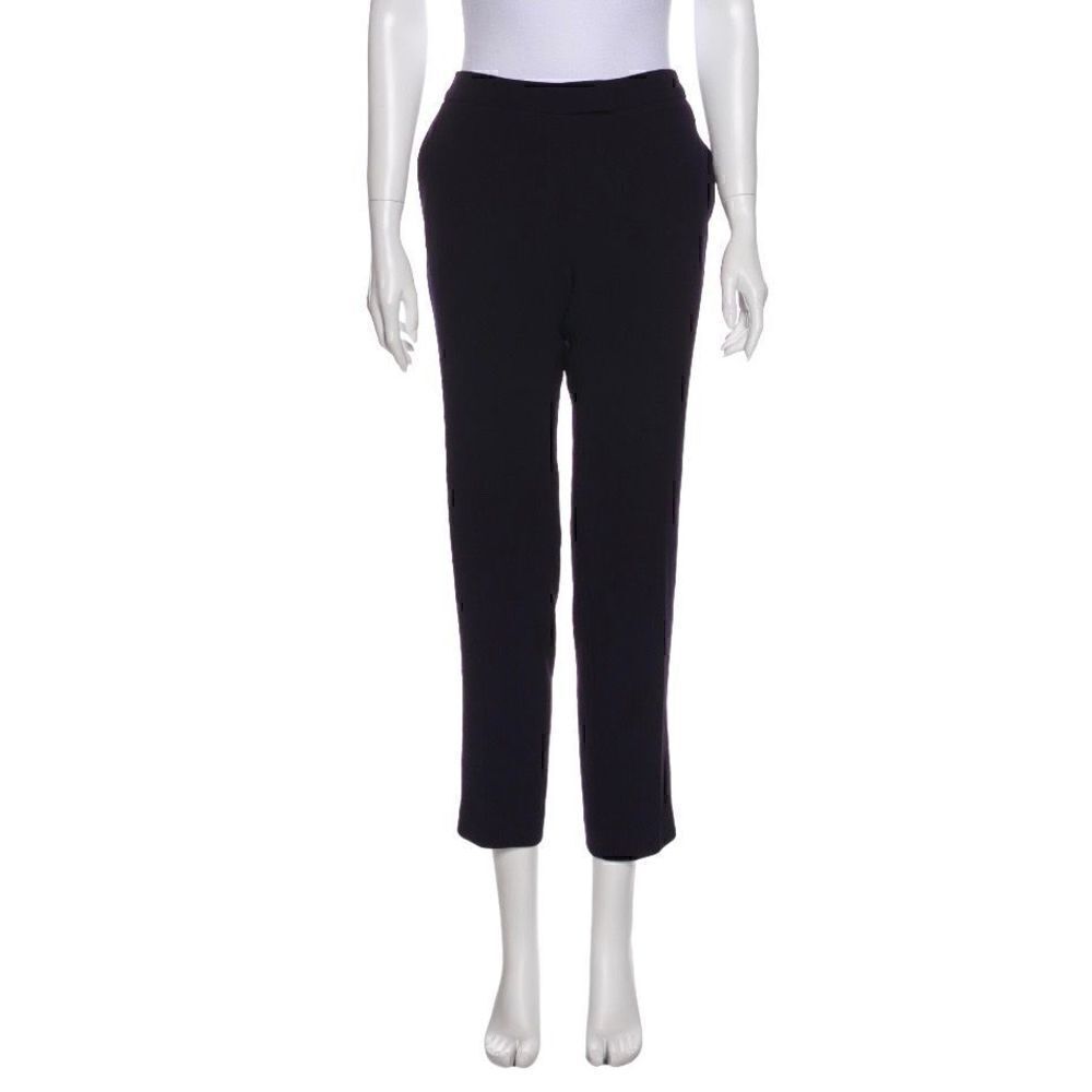 BA&SH, Steady Pressed Crease Straight Leg Trousers Mid-Rise Pant Nuit Women’s 8